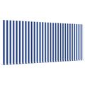 vidaXL Sklopná markíza Modrá a biela 300 x 200 cm Polyester a hliník