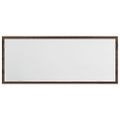 vidaXL LED kúpeľňové zrkadlo hnedý dub 100x8,5x37cm, kompozitné drevo