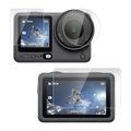 Sada tvrdeného skla Puluz pre DJI Osmo Action 6 (3 ks).