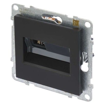 Legrand Suno zásuvka dátová RJ45, čierna