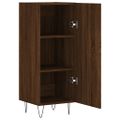 vidaXL Komoda hnedý dub 34,5x34x90 cm spracované drevo