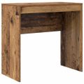 vidaXL Stôl Staré drevo 80 x 40 x 76 cm