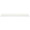 vidaXL Závesná polica 4 ks Biely 60 x 18 x 2,5 cm Oceľ