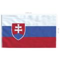 vidaXL Slovenská vlajka a stĺp 6 m hliníkový