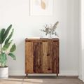 vidaXL Servírovacia skriňa Staré drevo 60 x 35 x 70 cm
