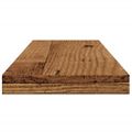 vidaXL Prídavné police 4 ks, staré drevo 60x10x1,5 cm, drevotrieska