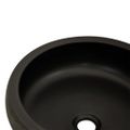 vidaXL Umývadlo na dosku čierna a hnedá okrúhle Φ41x14 cm keramické