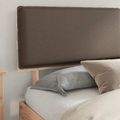 vidaXL Rám postele s čalúneným čelom Sivohnedá 180 x 200 cm