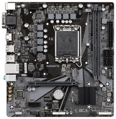 GIGABYTE H610M H V2 DDR4/LGA 1700/mATX Základná doska, Intel H610, LGA1700, 2× DDR4 DIMM (max. 64GB), M.2, VGA, HDMI, mATX