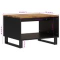 vidaXL Konferenčný stolík 60x50x40 cm masívne mangovníkové drevo