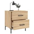 vidaXL Nočný stolík dub sonoma 40x35x47,5 cm kompozitné drevo