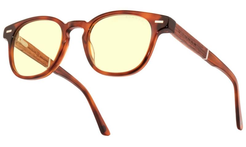 GUNNAR kancelárske/herné okuliare TIOGA MAROON/ROSEWOOD jantárové sklá MINERAL BLF 65 GUNNAR focus