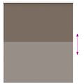 vidaXL Roleta zatemnenie Coffee 130x150 cm Šírka látky 126,6cm