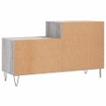 vidaXL Botník sivý dub sonoma 102x36x60 cm spracované drevo
