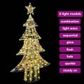 vidaXL Vianočný stromček 160 LED Teplá biela 150 cm PET