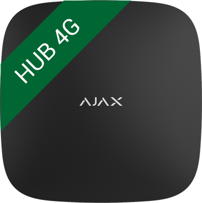 SET Ajax StarterKit 4G + SpaceControl - ZDARMA, černá