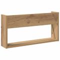 vidaXL Regál na časopisy s poličkou 2 ks Remeselný dub 60 x 12 x 30 cm