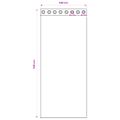 vidaXL Voálové závesy s priechodkami, 2 ks, tyrksyové