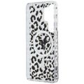 Puzdro Guess IML Leopard Print Triangle MagSafe pre Samsung Galaxy S26 Ultra čierne