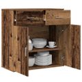 vidaXL Servírovacia skriňa Staré drevo 78 x 38 x 80 cm