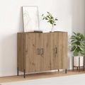 vidaXL Servírovacia skriňa Remeselný dub 90 x 34 x 80 cm