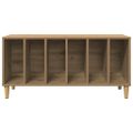 vidaXL Skrinka na platne dub artisan 100x38x48 cm kompozitné drevo