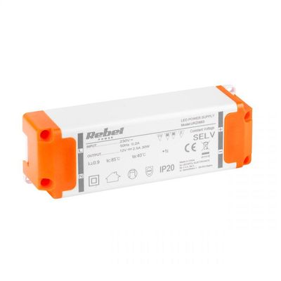 Zdroj pre LED 12V 2,5A 30W REBEL URZ0883