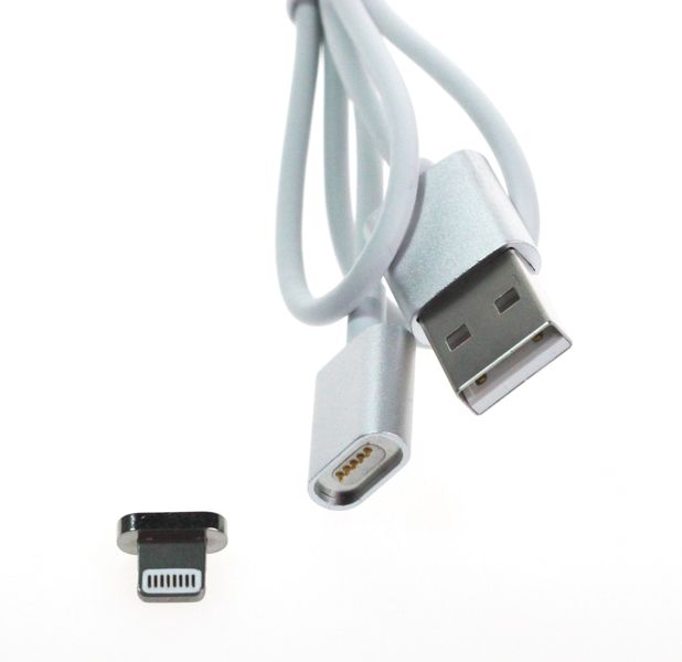 MyMax AA-1183  Magnetický kábel Lightning, Strieborný