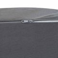 vidaXL Vankúš na nohy 68 x 40 x 18 cm PU pena Sivá
