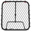 vidaXL Futbalové odrážadlo nastaviteľné čierne 84x73x60-80 cm oceľ