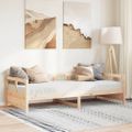 vidaXL Denná posteľ s matracom 80x200 cm, borovicový masív