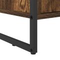 vidaXL Skriňa na topánky Dymová dub 79 x 36 x 100 cm Kompozitné drevo