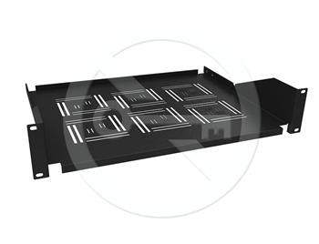 Solarix Police 19" 2U 350mm ukladacie plato BK úchyt na prednej lišty UP-23-B Solarix Police 19" 2U 350mm ukladacie plato BK úchyt na prednej lišty UP-23-B