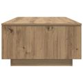 vidaXL Konferenčný stolík Remeselný dub 95 x 55 x 31 cm