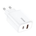BWOO CDA207 PD 36W wall charger 1x USB-A + USB-C port white