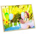 vidaXL Fotorámiky na stenu alebo stôl 5 ks zlaté 50x60 cm MDF