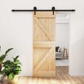 vidaXL Posuvné dvere Prírodná a čierna 70 x 210 cm