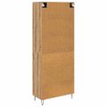 vidaXL Highboard 2 ks Remeselný dub 69,5 x 34 x 180 cm