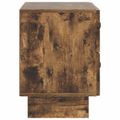 vidaXL Nočný stolík Dymový dub 62 x 34,5 x 47,5 cm Kompozitné drevo
