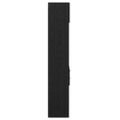 vidaXL Highboard Čierny dub 50 x 42,5 x 225 cm Kompozitné drevo