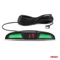 Parkovací asistent LED COB 4 senzory čierne 19mm TRUCK