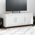 vidaXL TV skrinka biela 100,5x39x43,5 cm oceľ