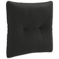 vidaXL Vankúš na chrbát PUTTEN 100% polyester Čierna 40 x 40 x 10 cm