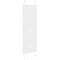 vidaXL plisovaná roleta biela 50x100 cm šírka látky 49,4 cm