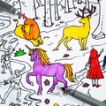 Prestieranie na vyfarbenie Fairytales & legends Vymaľuj a oper