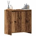 vidaXL Skrinka na umývadlo staré drevo 60x33x60 cm kompozitné drevo