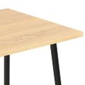vidaXL Písací stôl s policami, čierny a dubový 102x50x117 cm