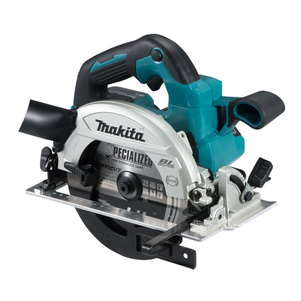Makita Aku bezuhlíková okružná pila s AWS Li-ion LXT 18V/5,0Ah