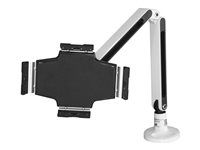 Articulating Tablet Mount - For 9" to 11" Tablets - iPad or Android Tablet Holder - Lockable - Steel - Montážna sada - nastaviteľné rameno - pre tablet - plast, oceľ - biela - veľkosť obrazovky: 9"-11" - upevniteľné na stôl - kompatibilné s TAA - pre P/N: DK30CHPH, STSCART