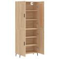 vidaXL Vysoká skrinka dub sonoma 69,5x34x180 cm spracované drevo